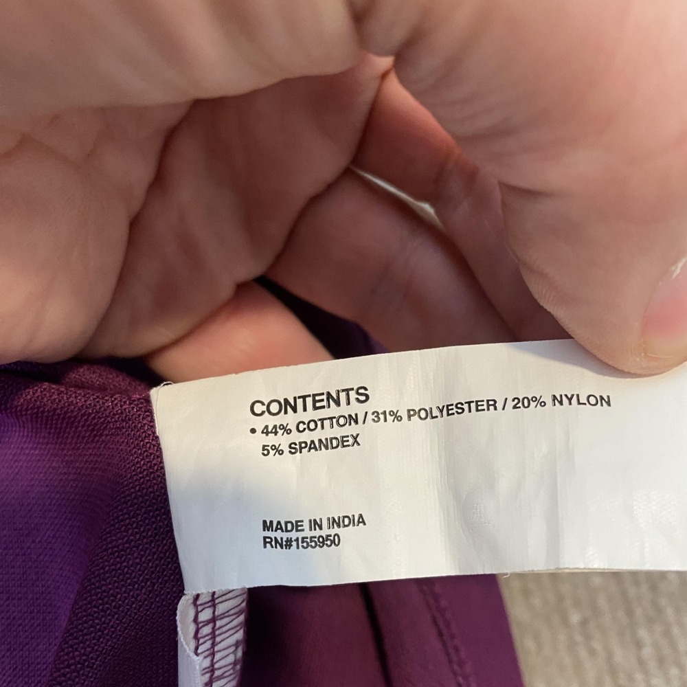 Greyson Polo Shirt Men Large Purple Brrr° Golf Performance DCC Country Club Logo - Picture 7 of 11